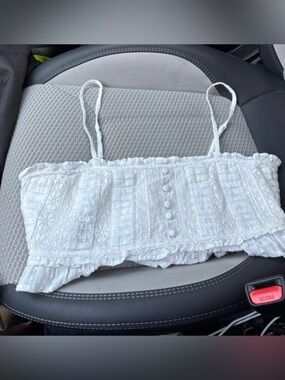 Aeropostale White Crop Top